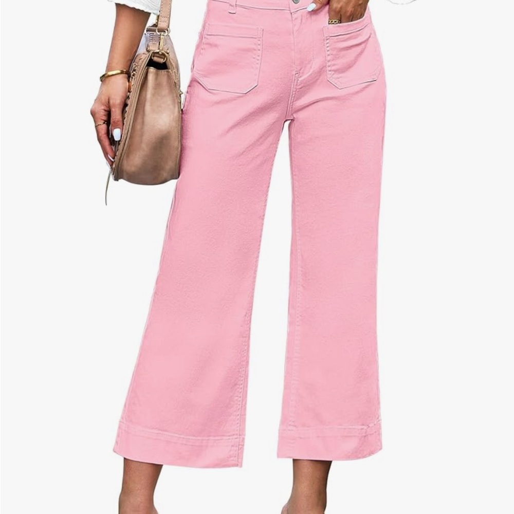Amazon Luvamia Pink Buttoned Pants
